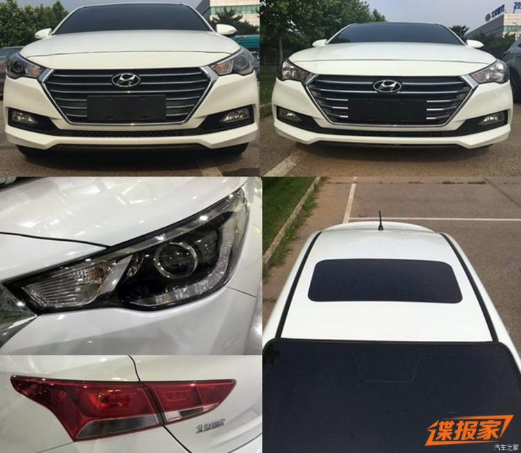 Hyundai Accent 2017 lộ ảnh nóng tại Trung Quốc