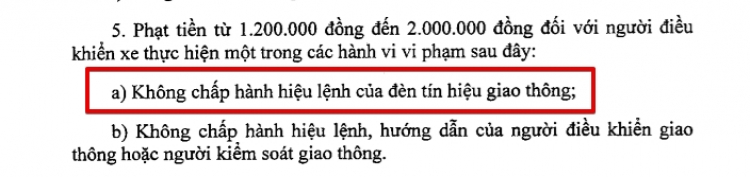 Vượt đèn vàng xử lý như đèn đỏ Vượt đèn vàng xử lý như đèn đỏ