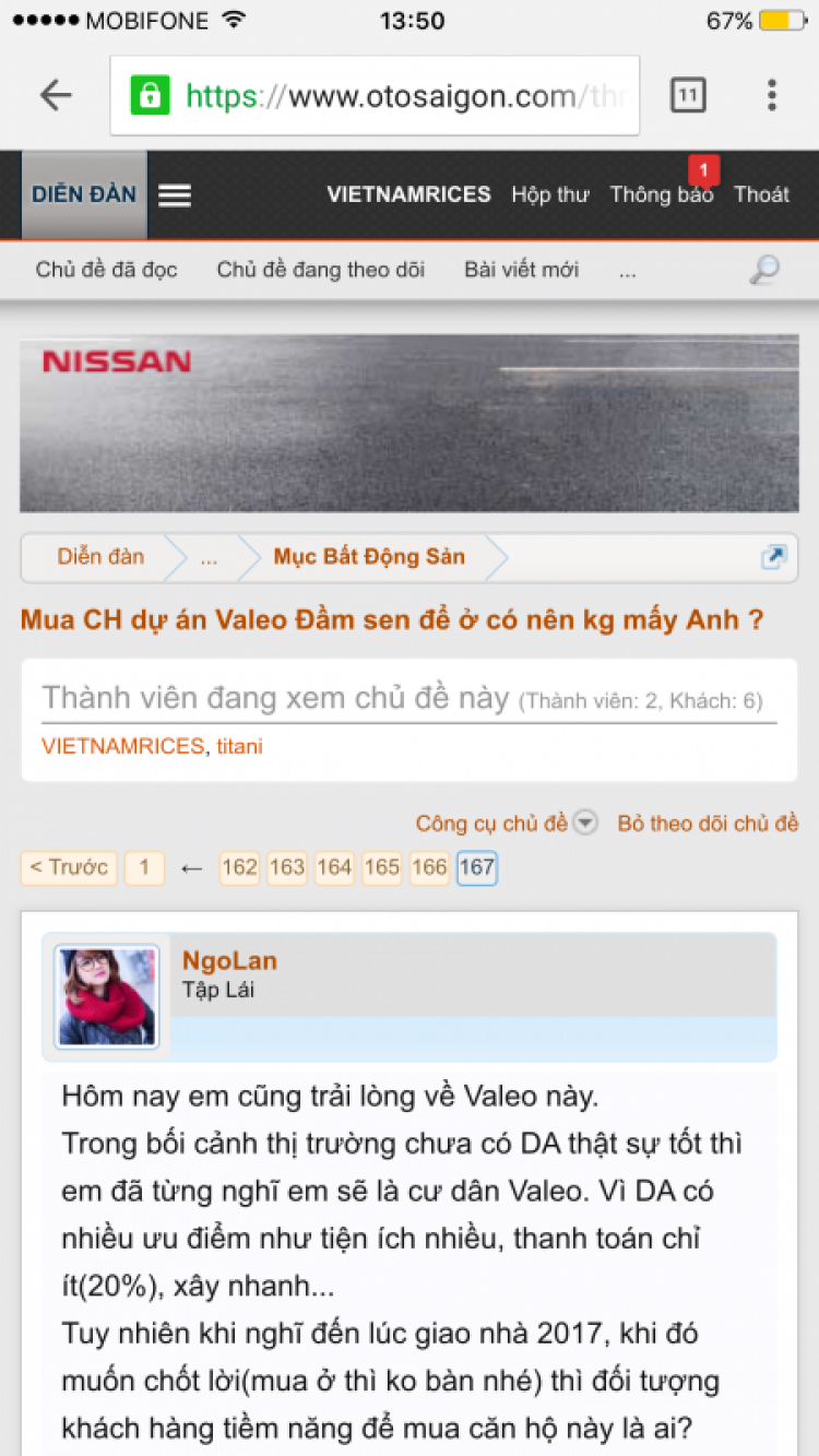 Mua CH dự án Valeo Đầm sen để ở có nên kg mấy Anh ?