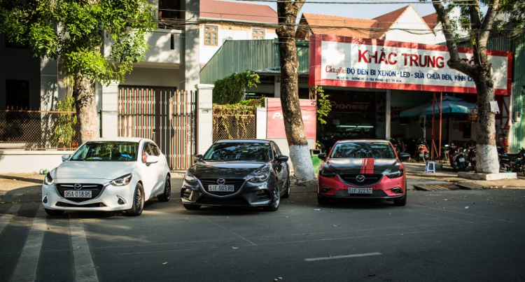 Quá trình nâng cấp Mazda3 của Thần Đèn tại khactrungoto.