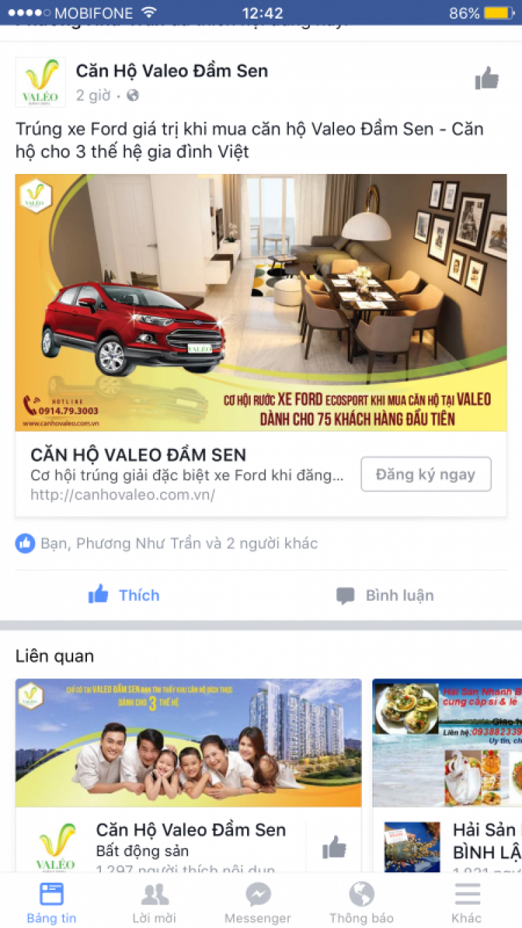 Mua CH dự án Valeo Đầm sen để ở có nên kg mấy Anh ?