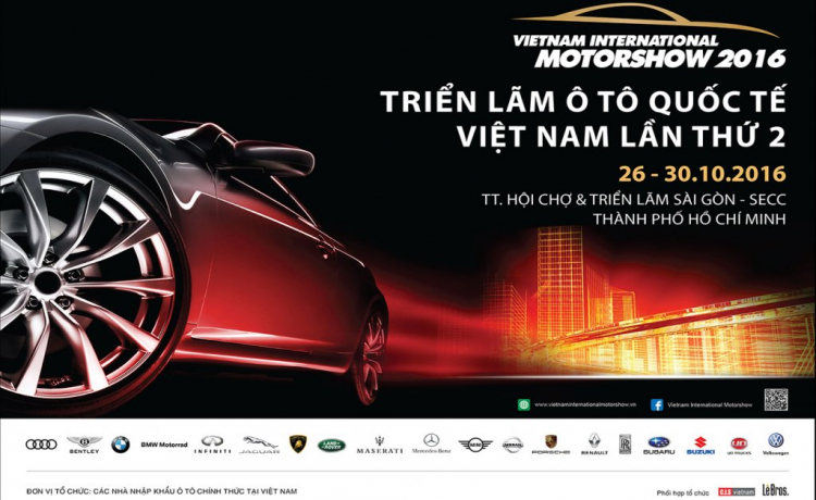 Vietnam Motor Show 2016 sẽ diễn ra tại Hà Nội