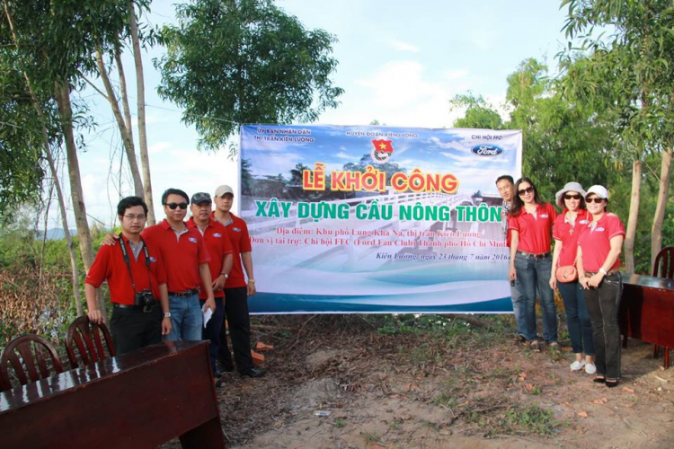 Hình ảnh khởi công xây cầu từ thiện tại Kiên Lương Hình ảnh khởi công xây cầu từ thiện tại Kiên Lương