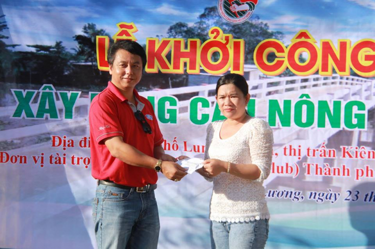 Hình ảnh khởi công xây cầu từ thiện tại Kiên Lương Hình ảnh khởi công xây cầu từ thiện tại Kiên Lương
