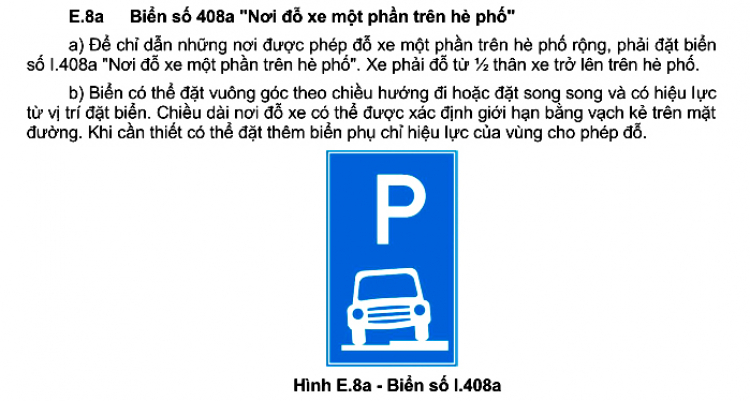 dừng xe nữa trên lêˋ nữa dưới lòng đương co´ bị phạt