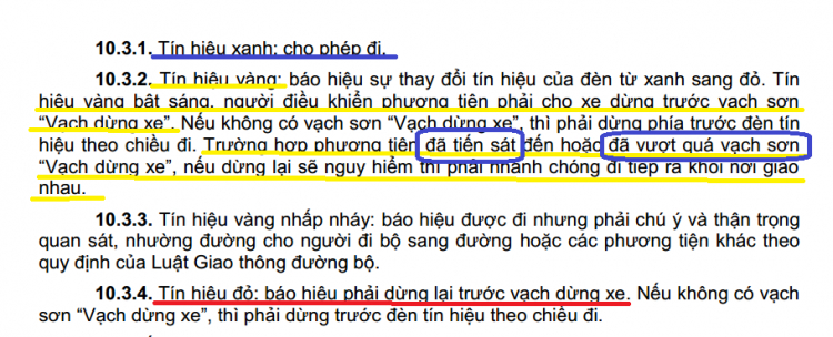 Thắc mắc lỗi vượt đèn vàng