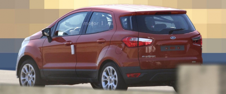 Ford EcoSport 2017 lộ ảnh không có bánh dự phòng