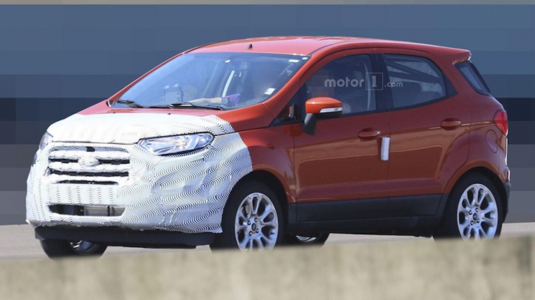 Ford EcoSport 2017 lộ ảnh không có bánh dự phòng