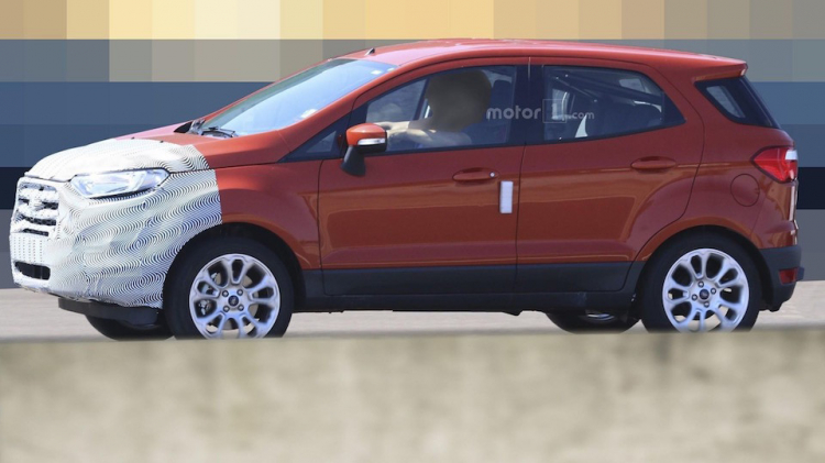 Ford EcoSport 2017 lộ ảnh không có bánh dự phòng