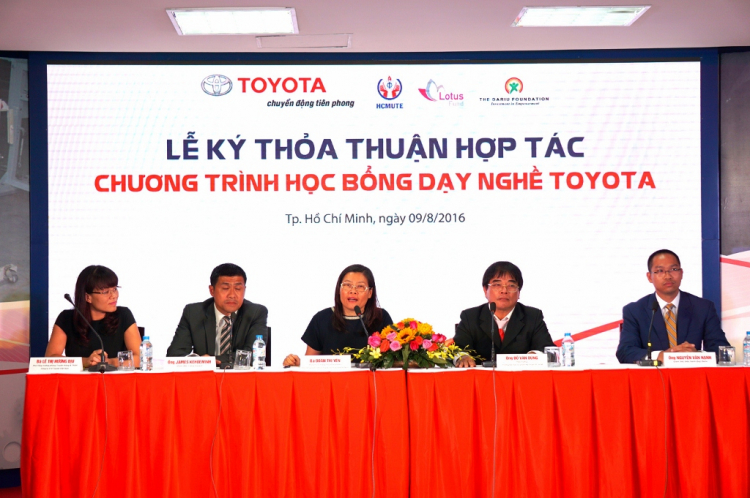 Toyota triển khai chương trình “học bổng dạy nghề Toyota”