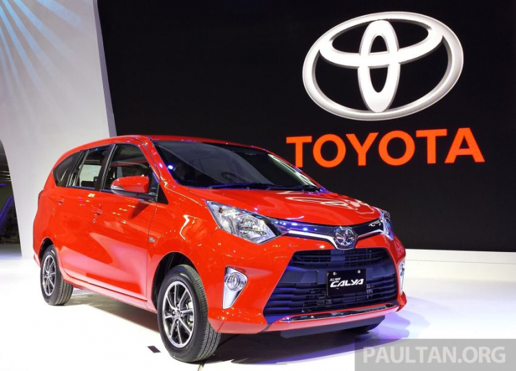 Ảnh thực tế Toyota Calya – MPV 7 chỗ giá tốt cho Đông Nam Á