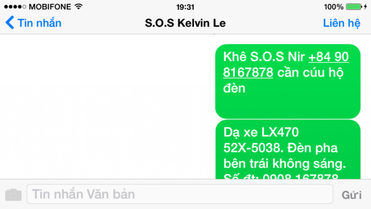 Kinh nghiệm phối hợp với S.O.S giải quyết sự cố trên đường thiên lý.