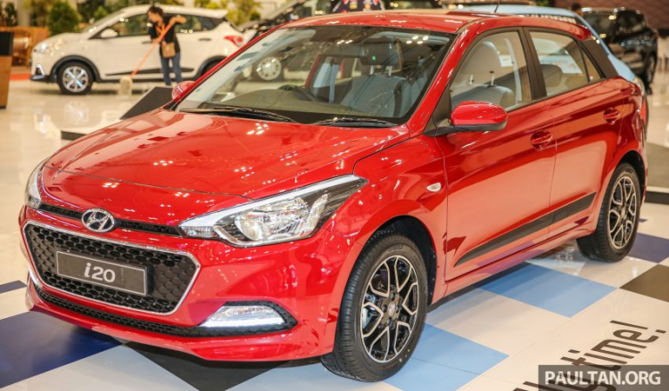 Hình ảnh Hyundai i20 hatchback ở triển lãm Indonesia