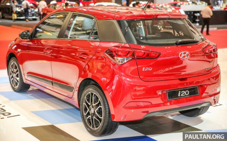 Hình ảnh Hyundai i20 hatchback ở triển lãm Indonesia