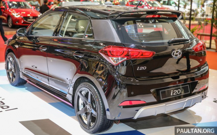 Hình ảnh Hyundai i20 hatchback ở triển lãm Indonesia