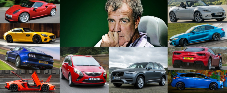 Top 10 xe tốt nhất do Jeremy Clarkson bình chọn