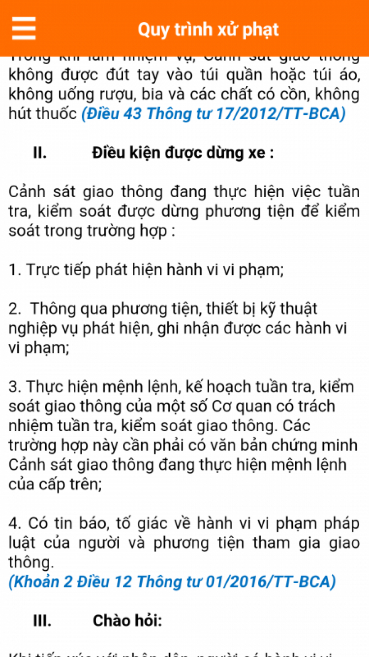 App ithông đã  cập nhật nghị định 46 cho Android, mời các bác cùng tải  và  nghiên cứu.