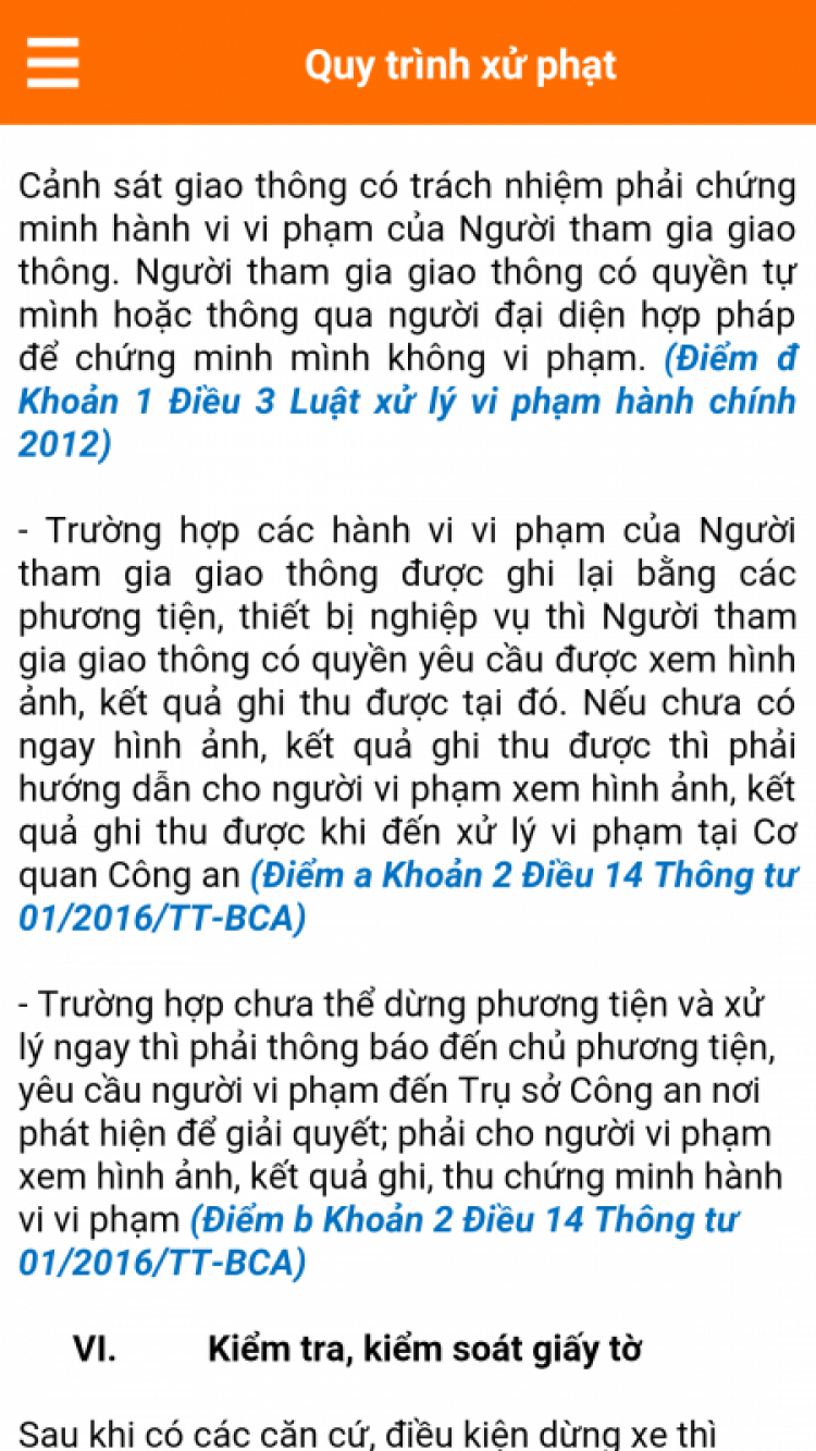 App ithông đã  cập nhật nghị định 46 cho Android, mời các bác cùng tải  và  nghiên cứu.