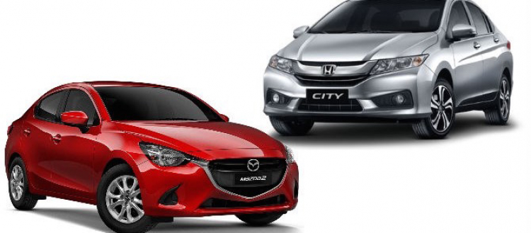 Mazda2 và Honda City thì nên chọn em nào?