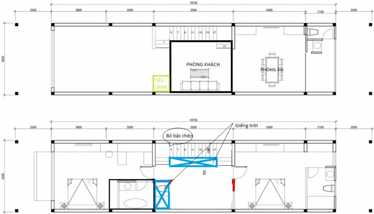 [**Nhờ tư vấn**] Xây nhà 5x25 Sadeco Phước Kiển A - Nhà Bè