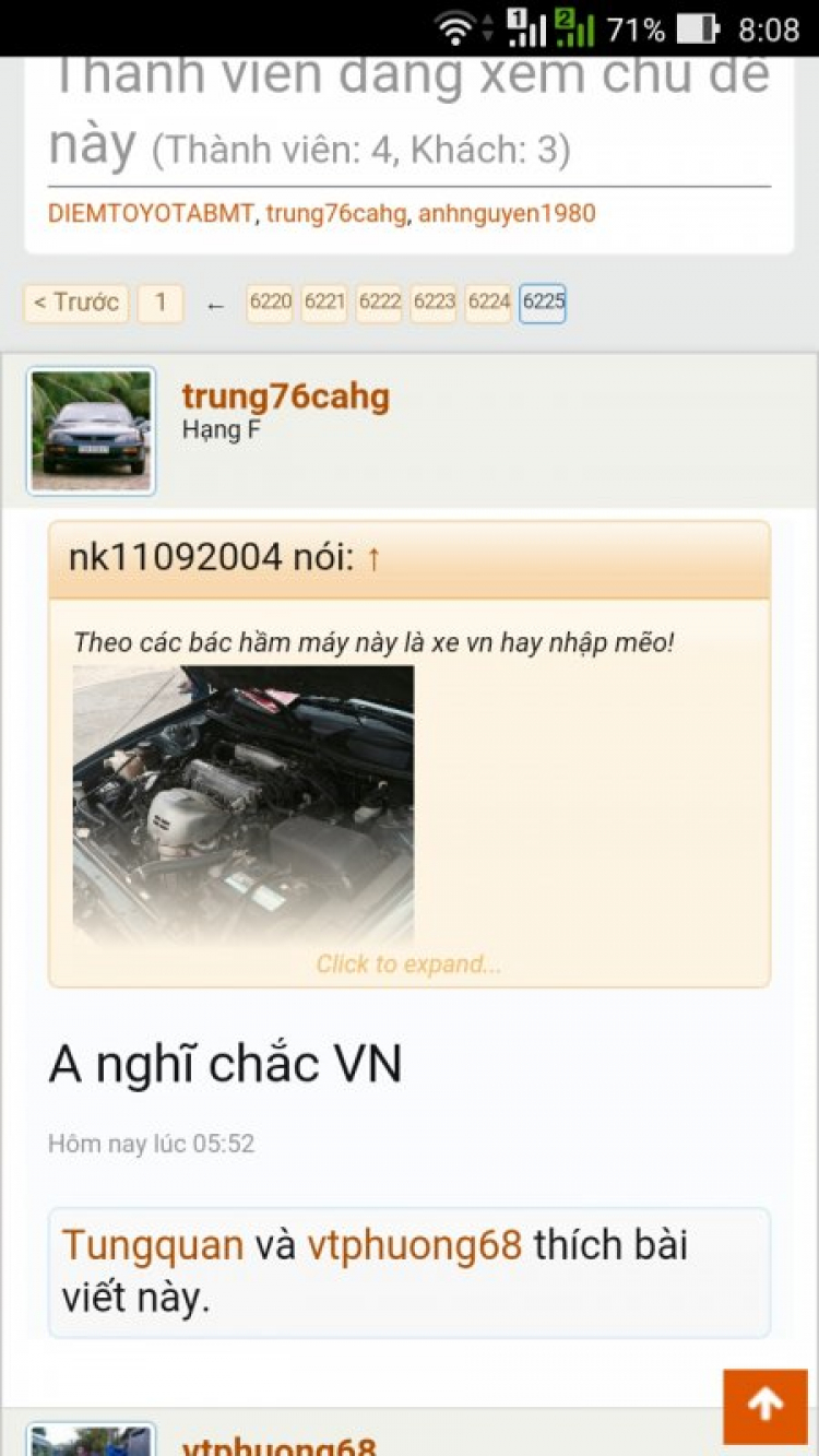 Camry: Trao đổi kinh nghiệm sửa chữa, phụ tùng Camry 8X 9X 0X (Đời 86 đến 2000) Camry: Trao đổi kinh nghiệm sửa chữa, phụ tùng Camry 8X 9X 0X (Đời 86 đến 2000)