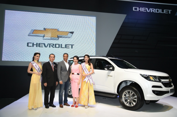 Chevrolet Trailblazer facelift ra mắt ở Thái Lan