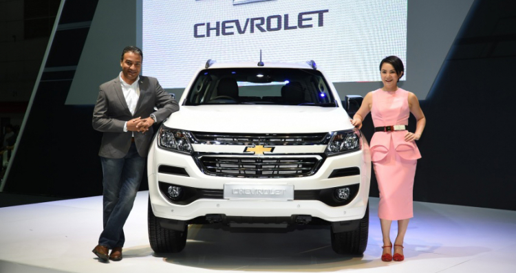 Chevrolet Trailblazer facelift ra mắt ở Thái Lan