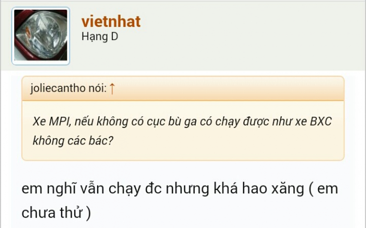 Jolie - Chiếc xe thân thiện