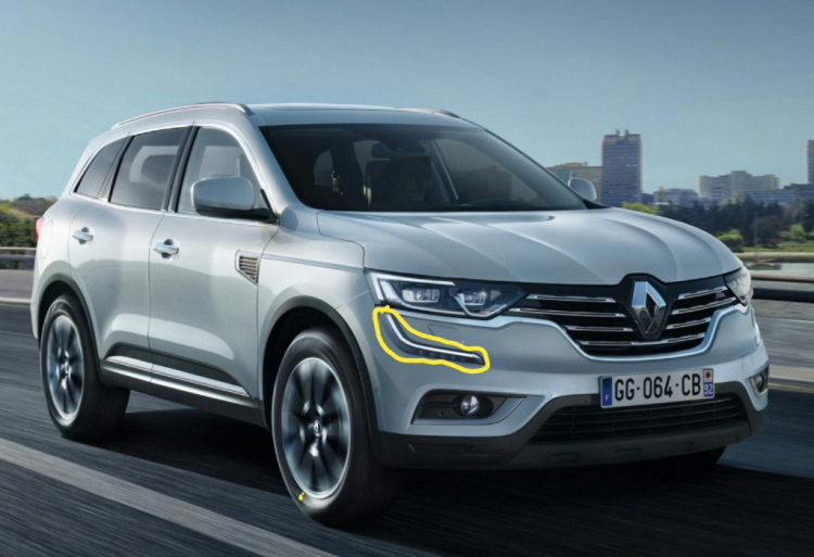 Cận cảnh Renault Koleos 2017 tại Hàn Quốc