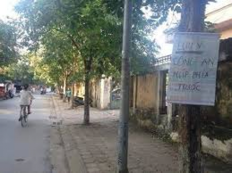 Đường Nguyễn Bỉnh Khiêm không cấm hẳn ô tô Đường Nguyễn Bỉnh Khiêm không cấm hẳn ô tô