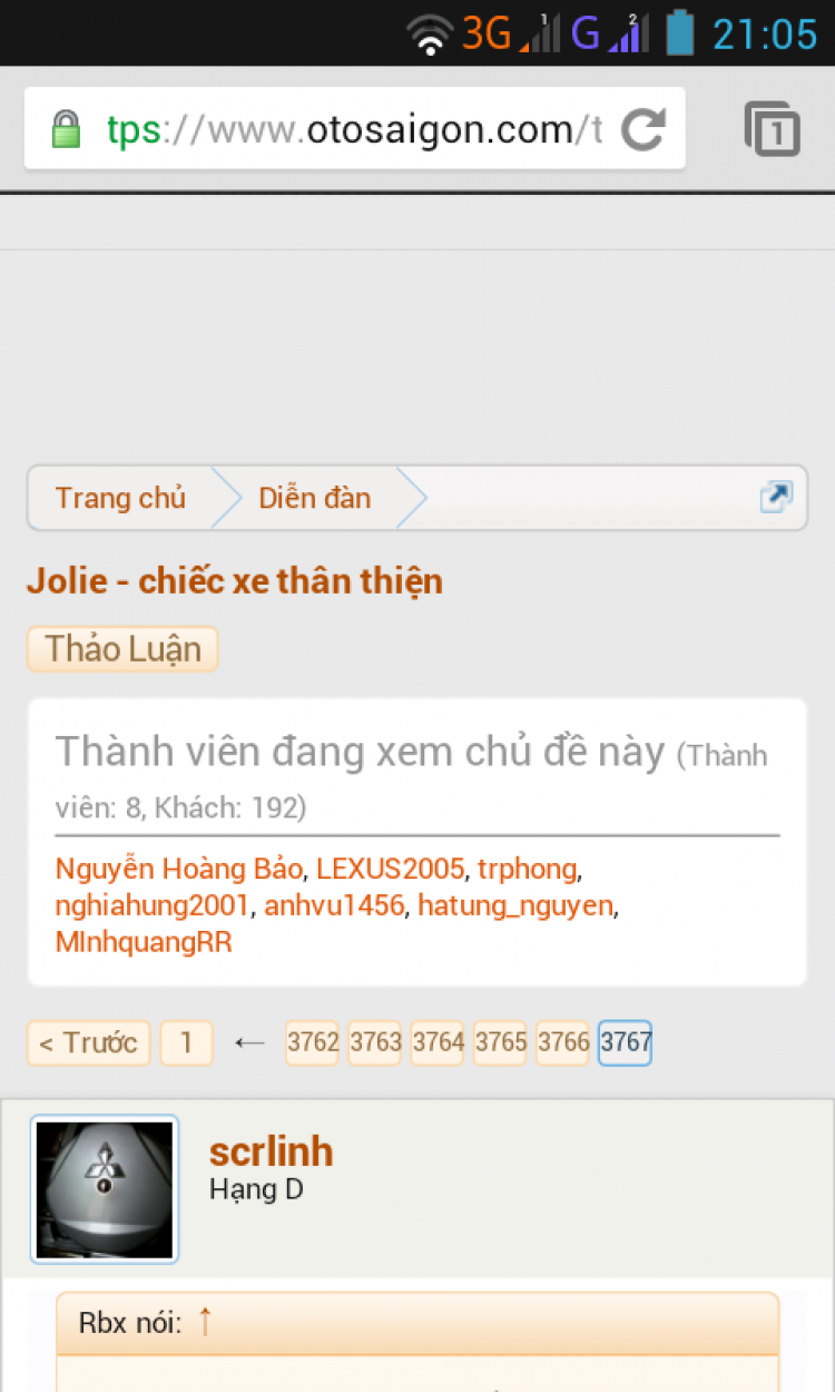 Jolie - Chiếc xe thân thiện