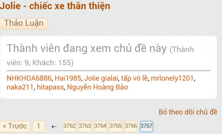 Jolie - Chiếc xe thân thiện