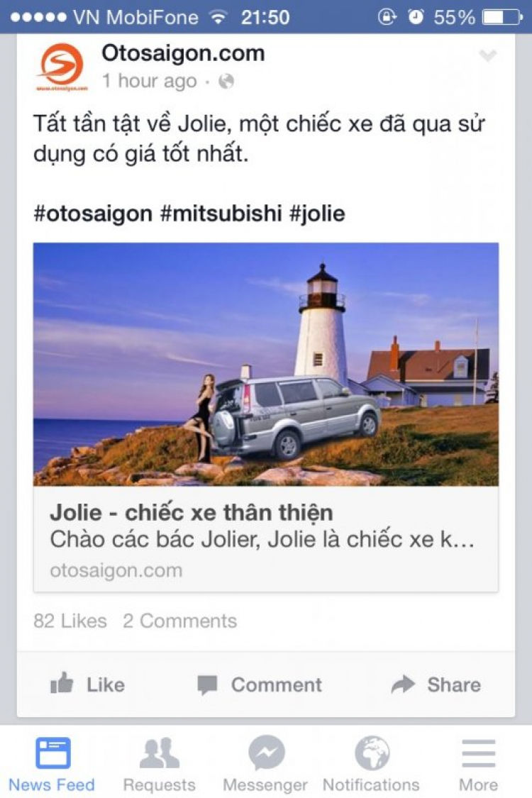 Jolie - Chiếc xe thân thiện Jolie - Chiếc xe thân thiện