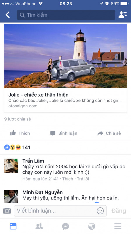 Jolie - Chiếc xe thân thiện