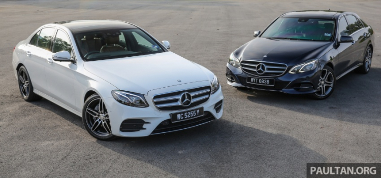 So sánh Mercedes-Benz E-Class thế hệ cũ và mới (W212 và W213) qua ảnh So sánh Mercedes-Benz E-Class thế hệ cũ và mới (W212 và W213) qua ảnh
