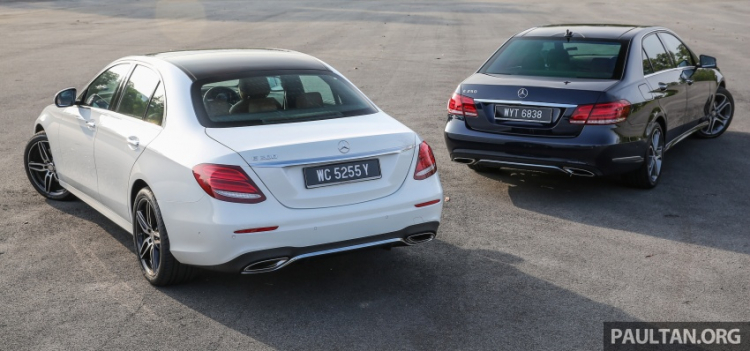So sánh Mercedes-Benz E-Class thế hệ cũ và mới (W212 và W213) qua ảnh So sánh Mercedes-Benz E-Class thế hệ cũ và mới (W212 và W213) qua ảnh