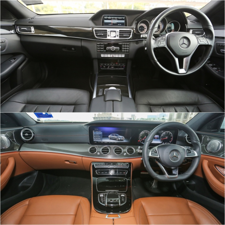 So sánh Mercedes-Benz E-Class thế hệ cũ và mới (W212 và W213) qua ảnh So sánh Mercedes-Benz E-Class thế hệ cũ và mới (W212 và W213) qua ảnh