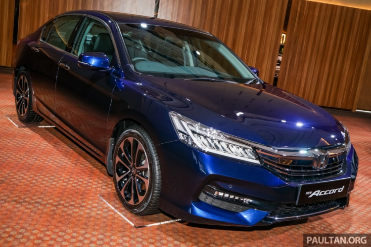 Honda Accord 2016 ra mắt tại Malaysia với 3 phiên bản có giá từ 790 triệu đồng