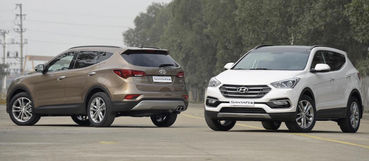 Hyundai Thành Công ưu đãi 30 triệu đồng khi mua SantaFe, Tucson và Elantra