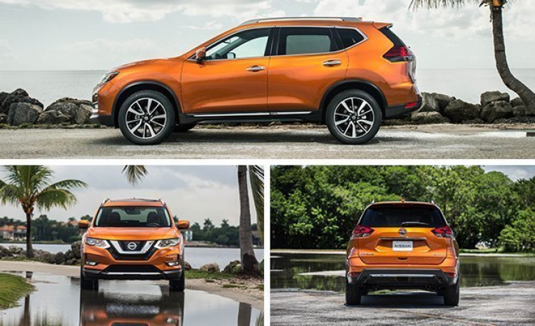 Nissan X-Trail 2017 cải tiến ngoại hình và động cơ