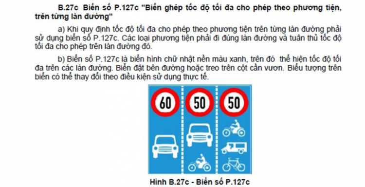 Chuyển làn nhường đường như sau có phạm luật?