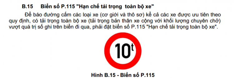 CÁC BÁC XE TẢI CHÚ Ý BIỂN CẤM Ô TÔ TẢI