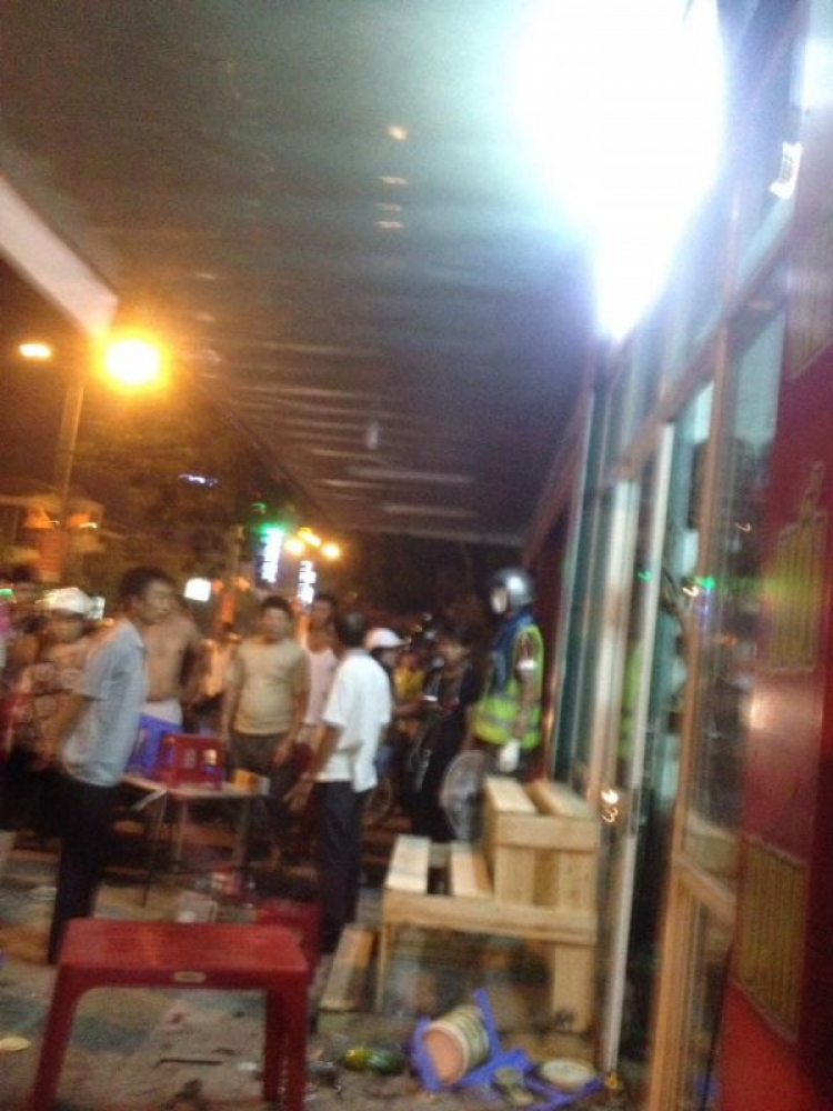 Tai nạn tối qua tại Kiến An - Hải phòng
