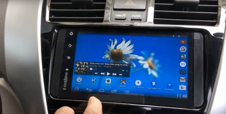 Đánh giá đầu android NR3001 trên xe Toyota