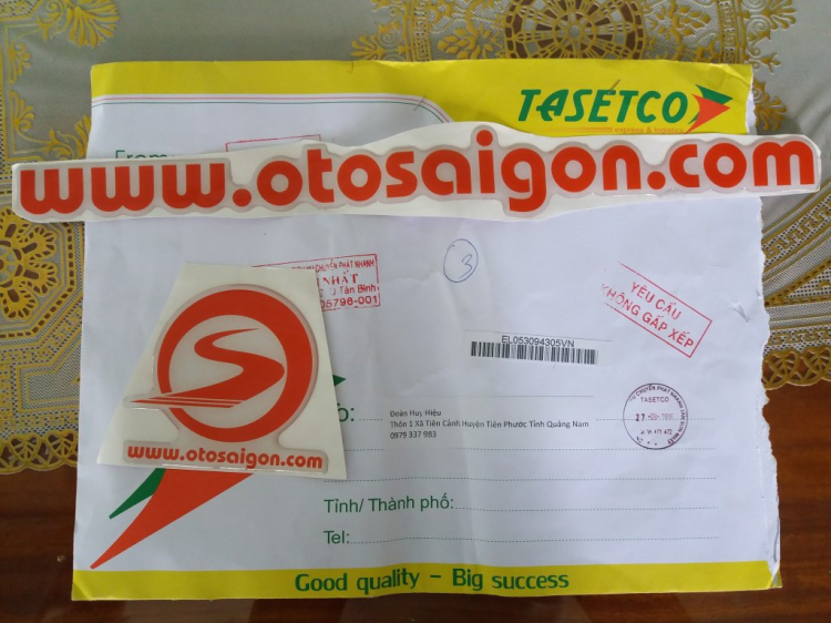 Thông báo đến các thành viên đã đăng ký nhận sticker & logo không rượu bia 2016 Thông báo đến các thành viên đã đăng ký nhận sticker & logo không rượu bia 2016