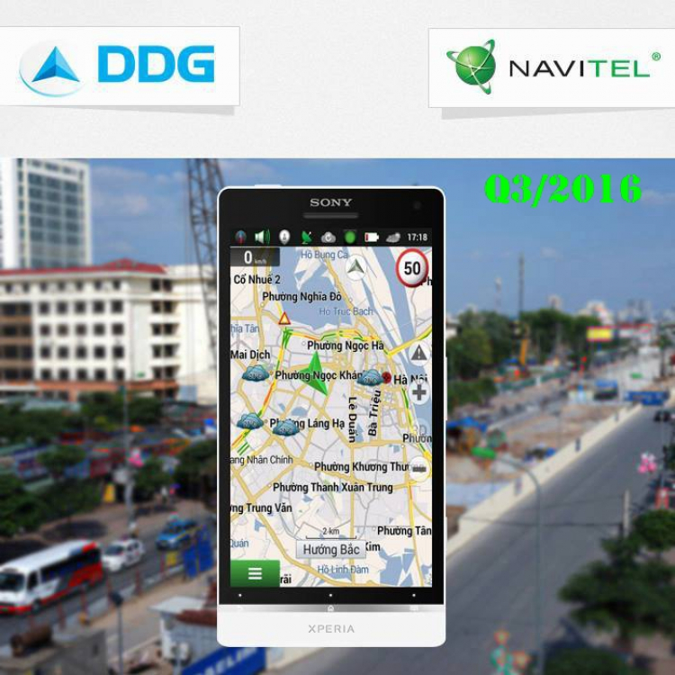 NAVITEL cập nhật dữ liệu bản đồ Q3/2016