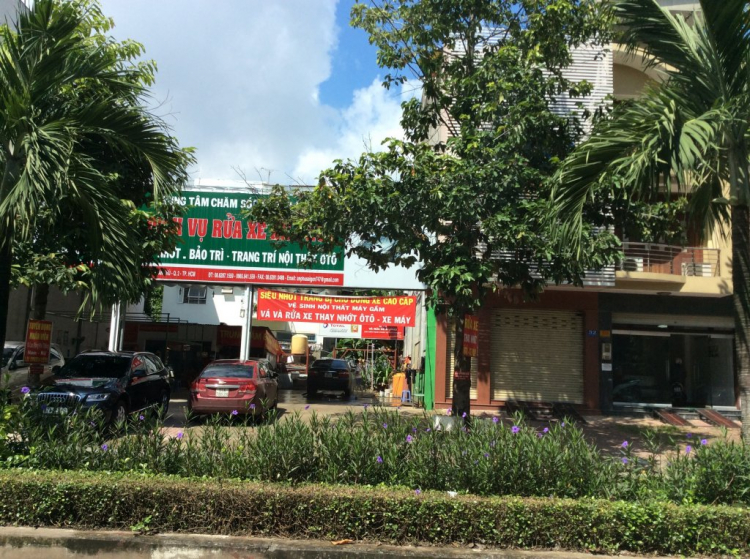 Các chỗ rửa xe khu đô thị APAK Các chỗ rửa xe khu đô thị APAK