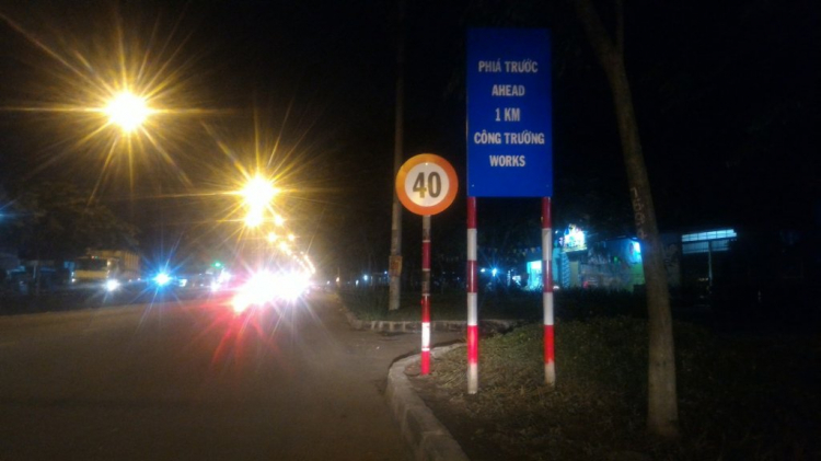 Xuất hiện biển giới hạn tốc độ 40 trên đường Trần Văn Giàu (Tỉnh lộ 10)