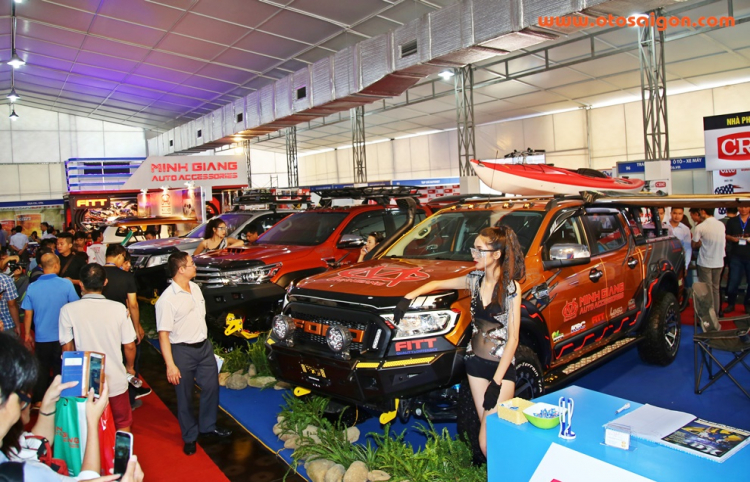 [VMS 2016] Minh Giang Auto Accessories: gian hàng phụ kiện xe hơi lớn nhất tại triển lãm