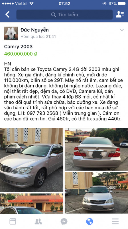 Camry: Trao đổi kinh nghiệm sửa chữa, phụ tùng Camry 8X 9X 0X (Đời 86 đến 2000)